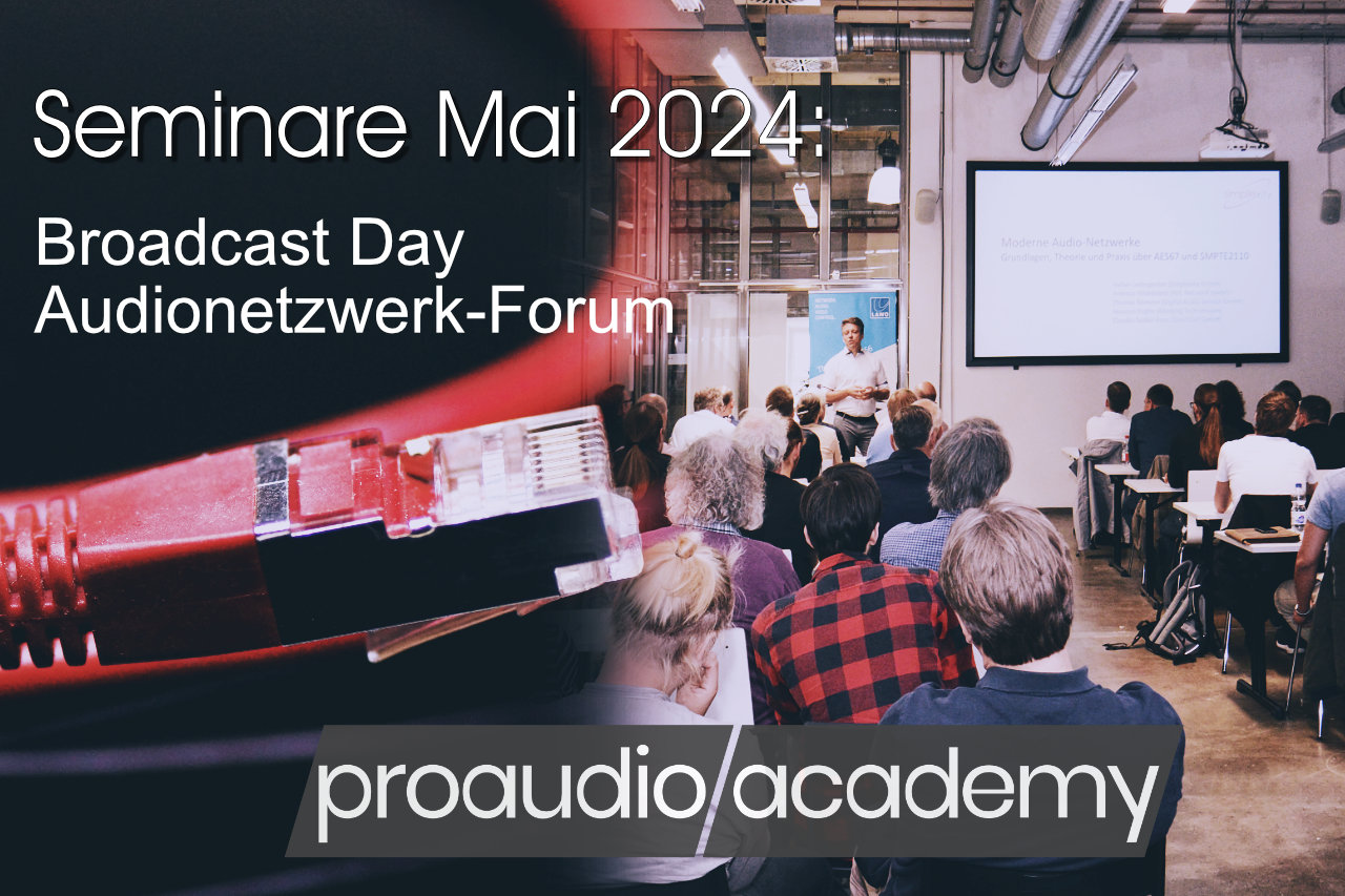 Broadcast Day und Audionetzwerk-Forum in Hamburg am 2./3. Mai 2024